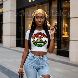 America Crop Top - Etsy