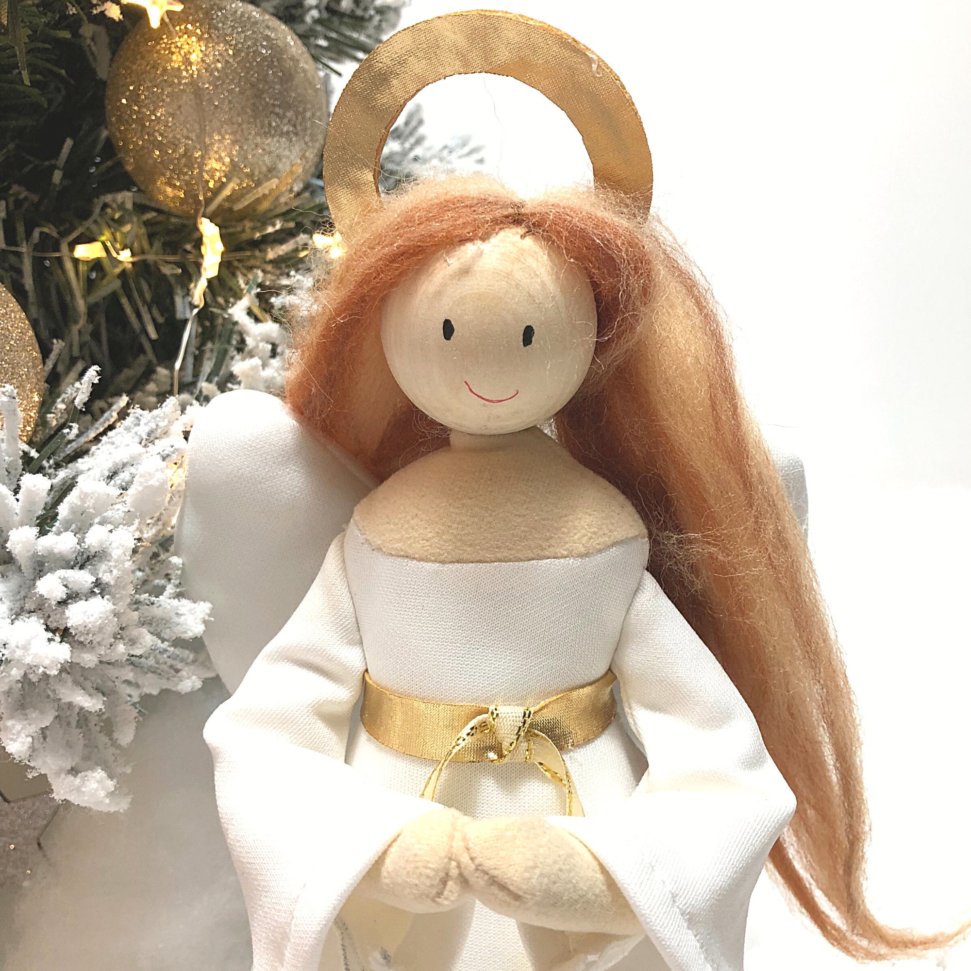 Starlight Guardian Angel Handmade Angel Figurine Christmas - Etsy