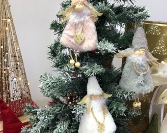 Adornos Navidad Madera,20 piezas de Adornos de Madera de Navidad 8 cm Estrellas Colgantes de Árbol de Navidad con 20 piezas de Cuerda de Yute para árbol de Navidad Decoración de Regalo