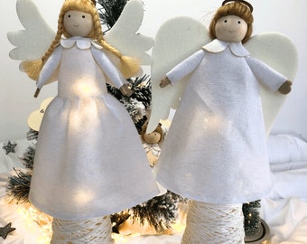 Angel Tree Topper, Tree Angel Topper, Angel Topper for Tree, Christmas Tree Topper Angel, Christmas Angel Tree Topper, Handmade Angel Topper