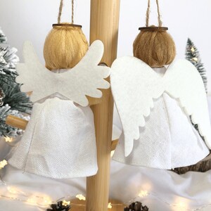 HANGING ANGEL, Hanging Figurine, Christmas Angel, Christmas Tree Ornaments, Holiday Decor, Ornaments, Angel, Christmas Gift Tags image 8