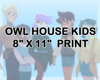 The Owl House Kids A4 Print