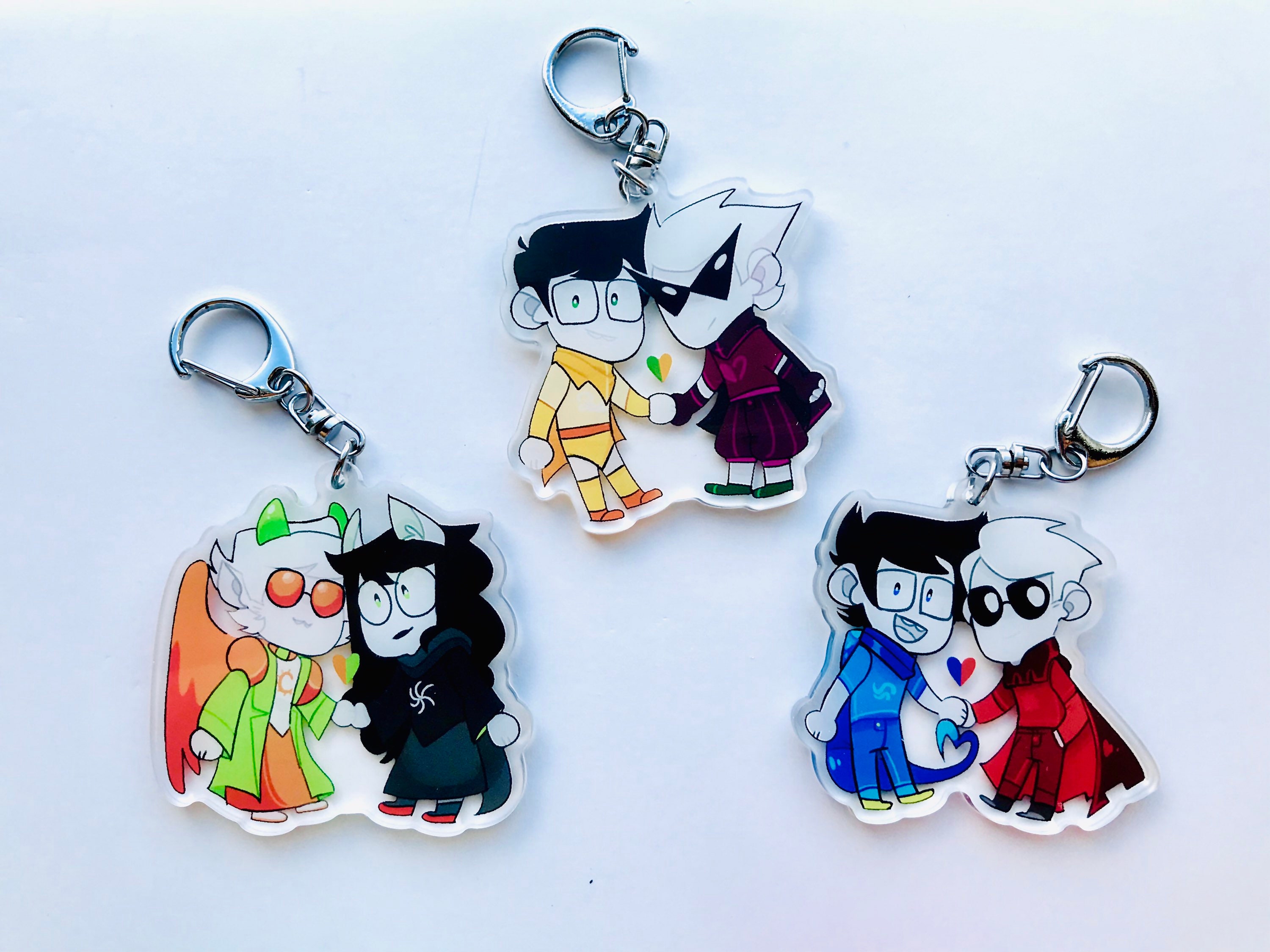 Homestuck Shipping charms 2.5" [LIMITED TIME]