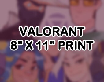 Valorant Duelist and Sentinel Print