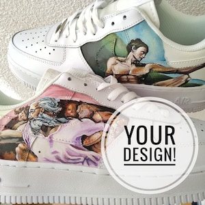 Custom Hand-Painted Shoes or Denim Jacket: Your Design