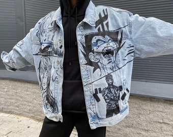 Custom Denim Jacket Men - Etsy
