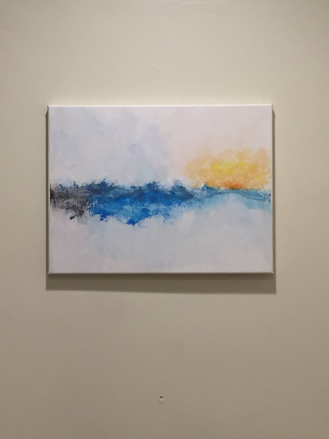オリジナル抽象アクリル画 - SUNSET F // 16