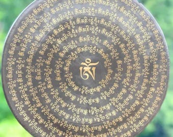 Handmade Tibetan Gong: Sound Healing Meditation, Yoga Bell