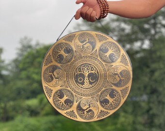 Handmade Tree of Life Gong: Seven Metal Sound Healing