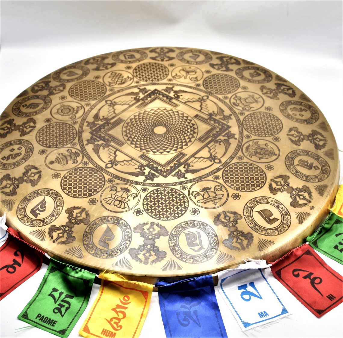 70 Cm Extra Large Temple Gong Bell meditation Healingsound Etsy