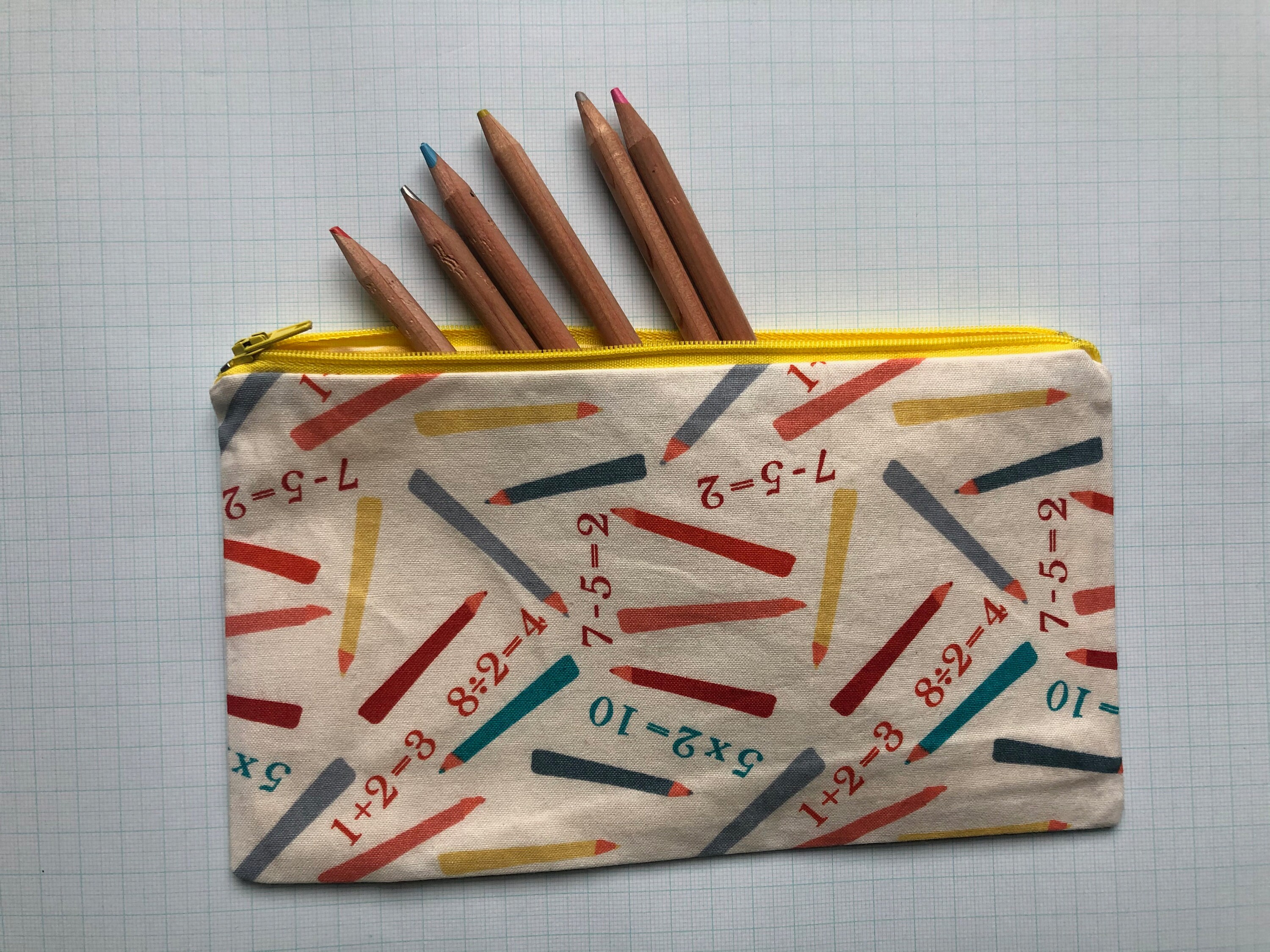 Stationery Art Supplies Zipper Range 3 designs 2 sizes Etsy