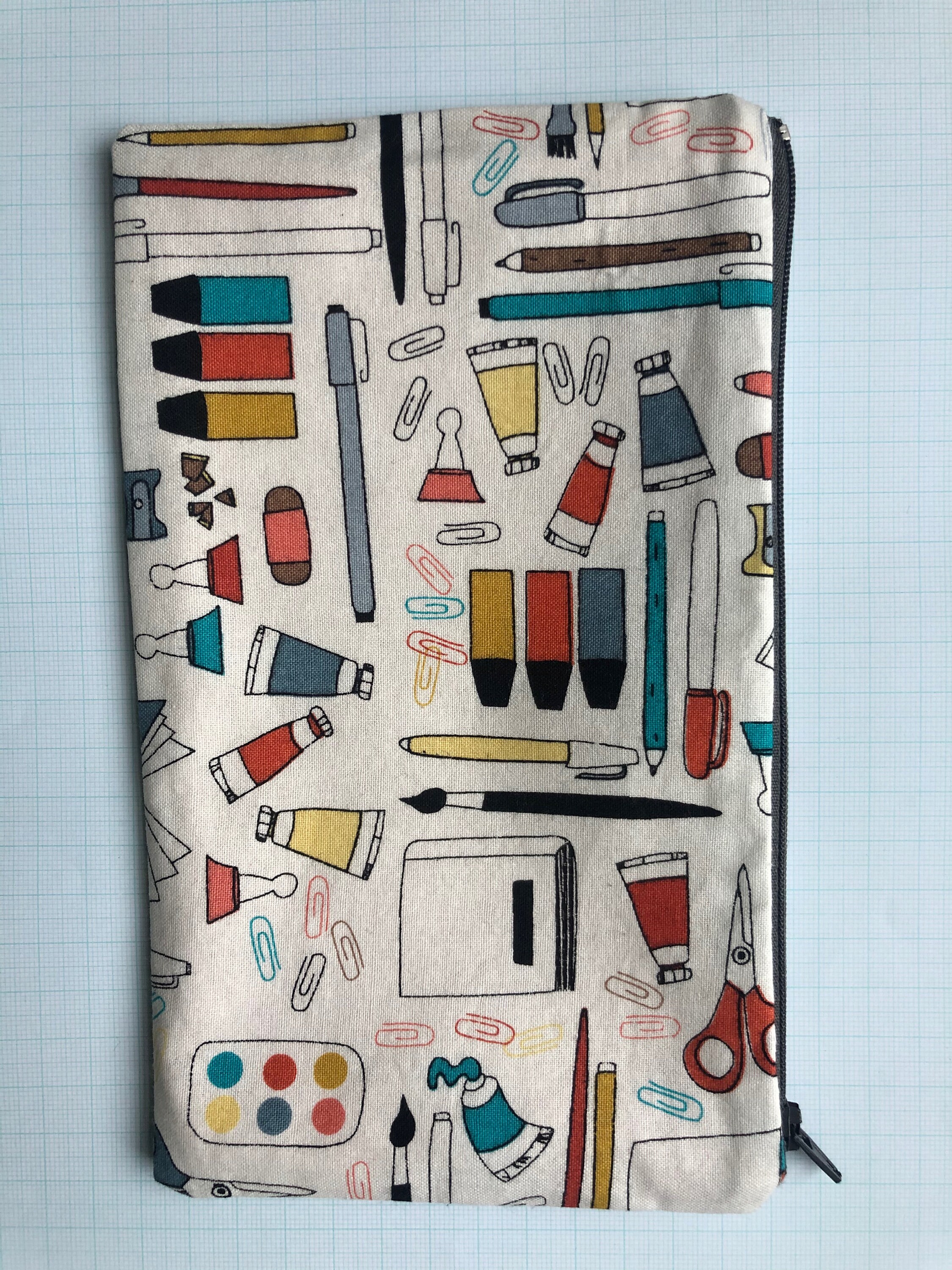 Stationery Art Supplies Zipper Range 3 designs 2 sizes Etsy