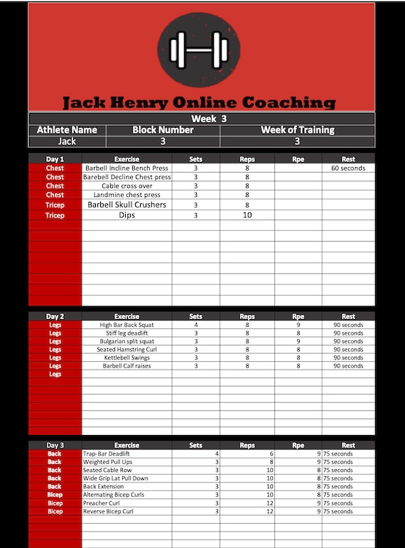 Personal Trainer Gym Template Better Manage Your Online Etsy Personal Trainer Gym Template Better Manage Your Online Etsy