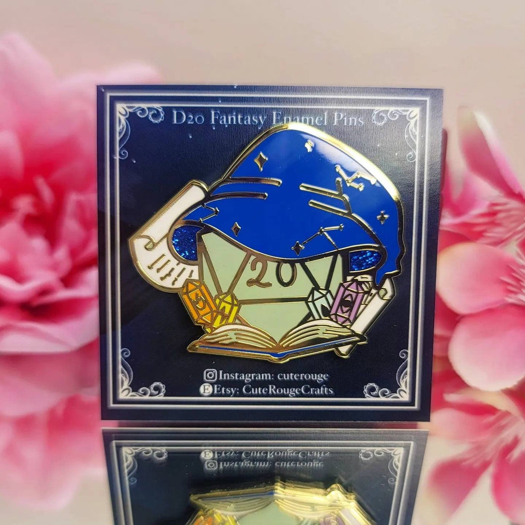 Wizard Enamel Class Pin Dnd Pins Pathfinder Pf2e Class Etsy