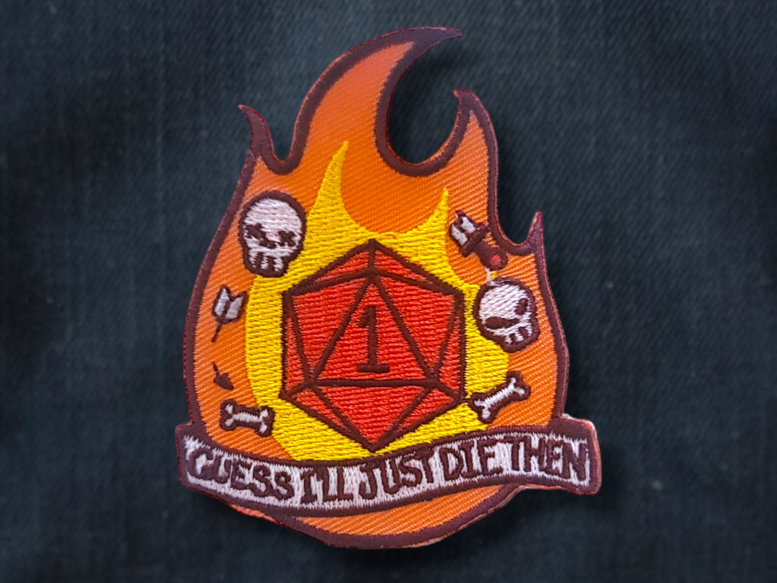Wizard DND Roleplaying Velcro Patch