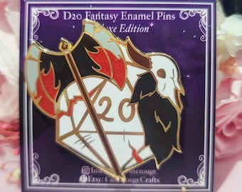 Barbarian Class Pin, DnD Enamel Pin, Dungeons and Dragons, Pathfinder, D20 Pin, Enamel Pin, Nerdy Gift, Gift for Him, Gift for Her, Warrior