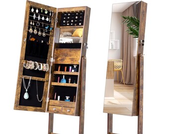 Jewelry Armoire Mirror Etsy