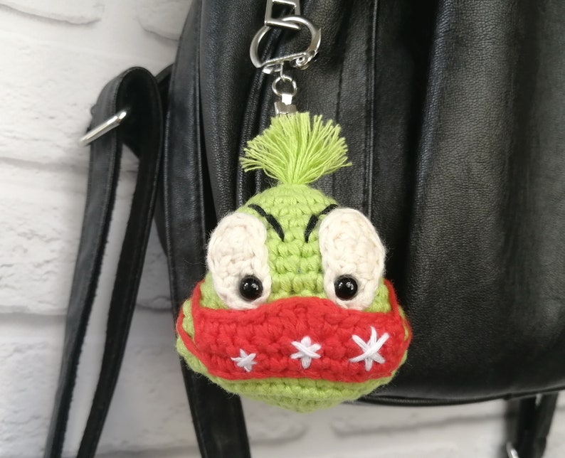 Soft Key chain Key holder Keychain crochet ornament Car Key Pendant Gifts for coworkers Keychain Charm Keyring Fob Crochet Bag charm