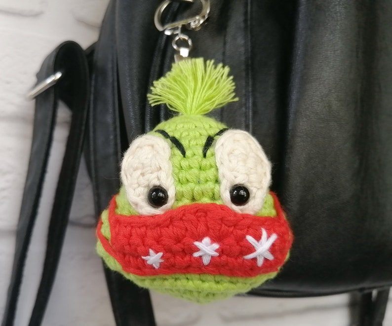 Soft Key chain Key holder Keychain crochet ornament Car Key Pendant Gifts for coworkers Keychain Charm Keyring Fob Crochet Bag charm