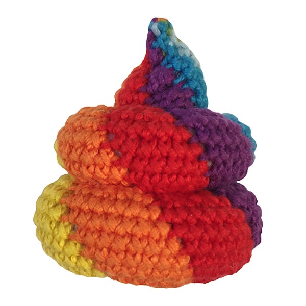 Crochet poop pattern, Pastel pooper PDF, Digital pattern poopy, Amigurumi toy pattern, Nursery decor, Unicorn rainbow poop, Stroller, Toys