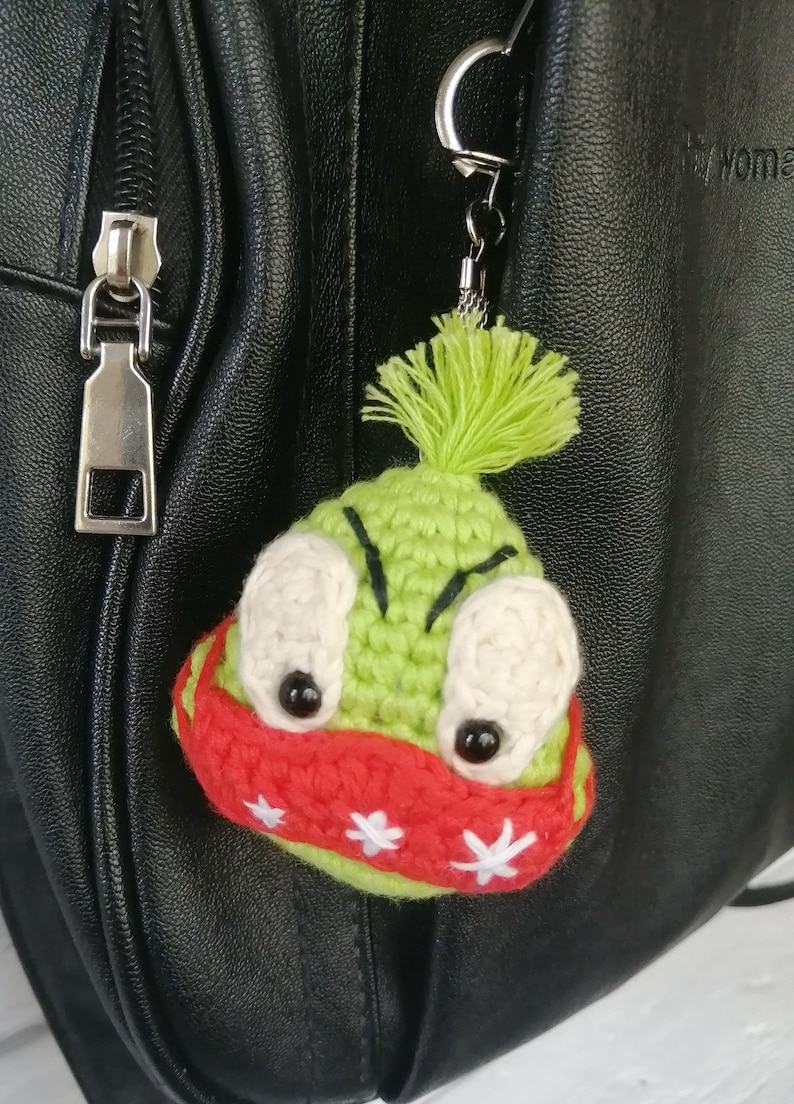 Soft Key chain Key holder Keychain crochet ornament Car Key Pendant Gifts for coworkers Keychain Charm Keyring Fob Crochet Bag charm
