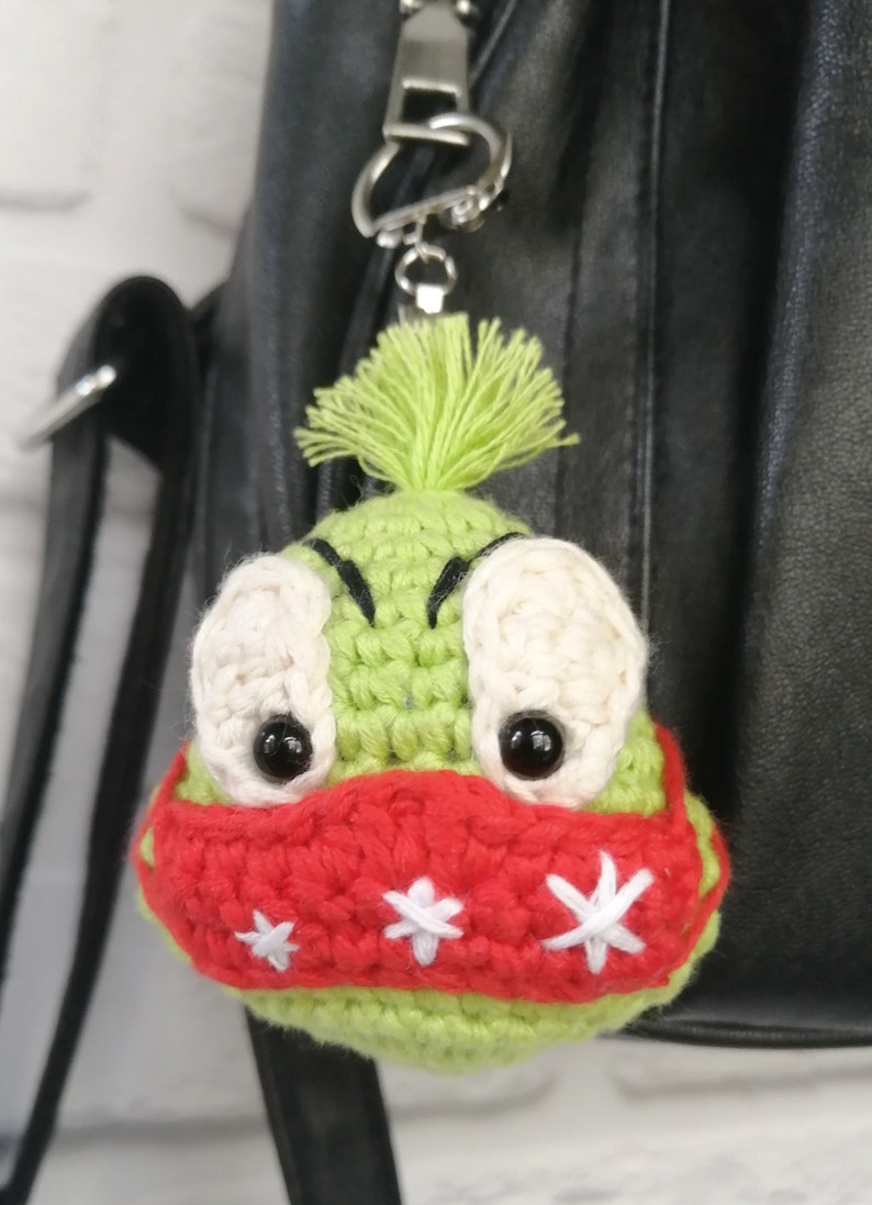 Soft Key chain Key holder Keychain crochet ornament Car Key Pendant Gifts for coworkers Keychain Charm Keyring Fob Crochet Bag charm