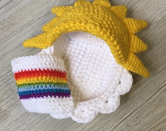 Pattern only, Crochet doll sunny basket with bedding, Sun bassinet for baby doll, Carry cot, Carrier, Rainbow blanket, Crib, Nursery cot
