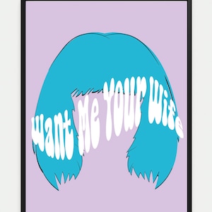 Moglie (G)I-DLE Lyric Wall Print / Poster Kpop / Gidle Print