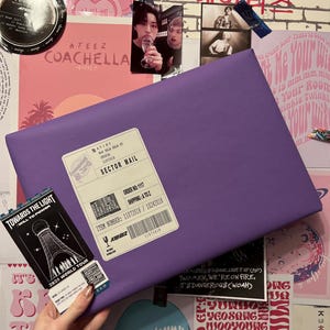 Coffret Tour inspiré Ateez 2025 || Impressions de paroles et cartes photo Atiny Gift | Tournée EUROPE