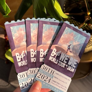 Woosung 2024 Tour Souvenir Ticket | Ihr Datum | Ihre Position