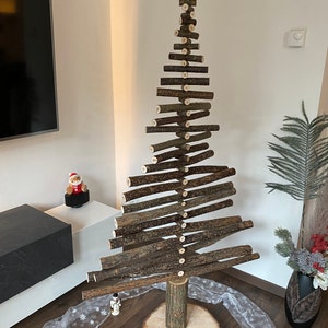 Wooden Christmas tree Glade model, sustainable Christmas tree, Christmas tree, Christmas decoration, Christmas, artificial Christmas tree 200 Centimetres