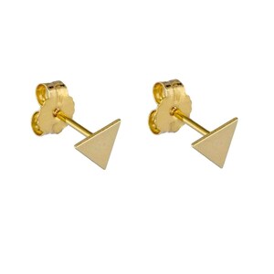 Winzige Dreieck Ohrstecker, Mini Geometrische Ohrringe, Berg Ohrstecker, super süßes Geschenk für Unisex, zierlicher Schmuck für jeden Tag