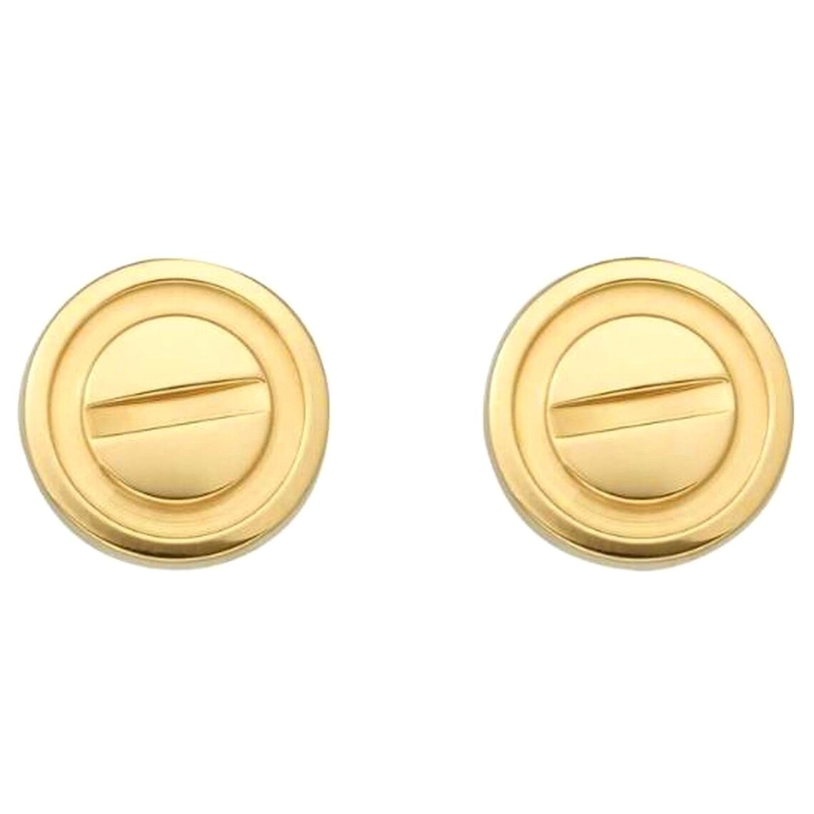 14k 18k Solid Gold Screw Stud Earrings Gold Stud Earrings Etsy