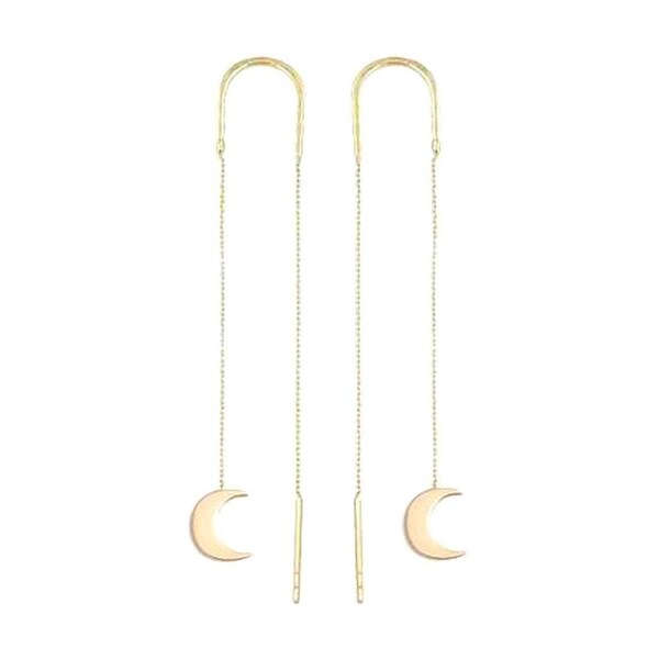 Moon Earrings Etsy
