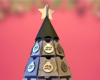 Christmas Tree Advent Calendar Kit