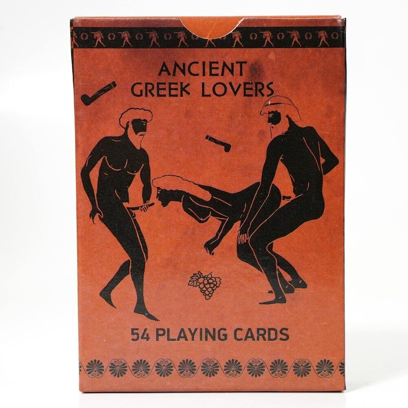 54 Poker Decks of Ancient Greek Lovers Sex Greek Kama Sutra Etsy