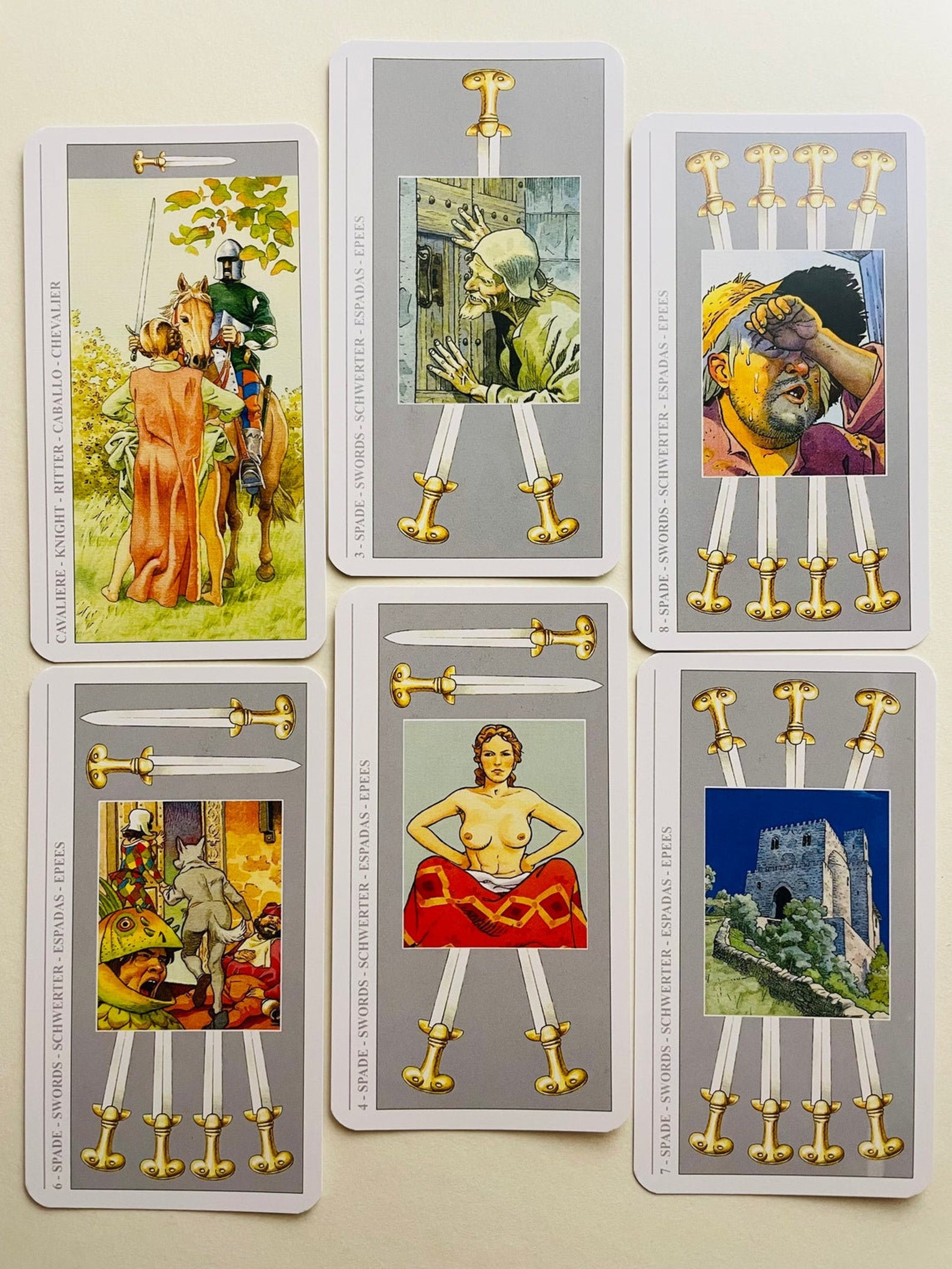 78 Decameron Tarot Deck MATURE Sensual Tarot Cards Deck Etsy