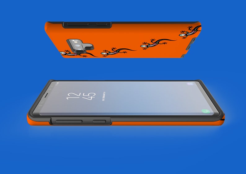 Vivid Orange Skeleton Salamander Samsung Galaxy Case Galaxy S9 Plus Galaxy S10 Galaxy S9 and MORE Galaxy S10 Plus Galaxy Note 10 Plus
