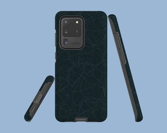 Lines on Green Samsung Galaxy Case | Galaxy S10 Plus, Galaxy S10, Galaxy S9 Plus, Galaxy S9, Galaxy Note 10 Plus, and MORE