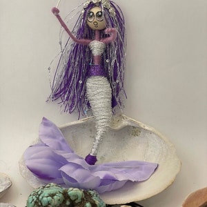 Purple Shell Mermaid Baby Shower Gift,soft Yarn,flower Fairy,best of ...