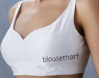 White sweetheart neck Blouse, Indian Designer Blouse, Wedding blouse, Saree Blouse, Sari Blouse, Crop Top, Ready-made Blouse
