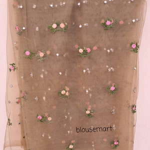 Brown net Dupatta,  Embroidery Dupatta,  mirror work Dupatta.