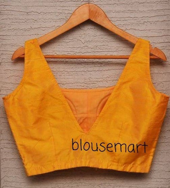 mustard v neck top