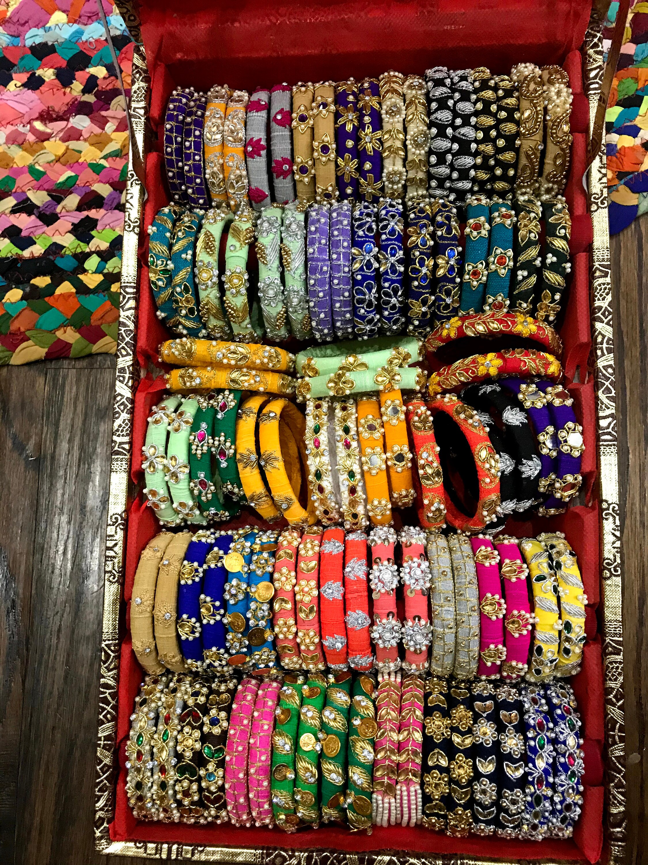 Zardosi work best sale bangles