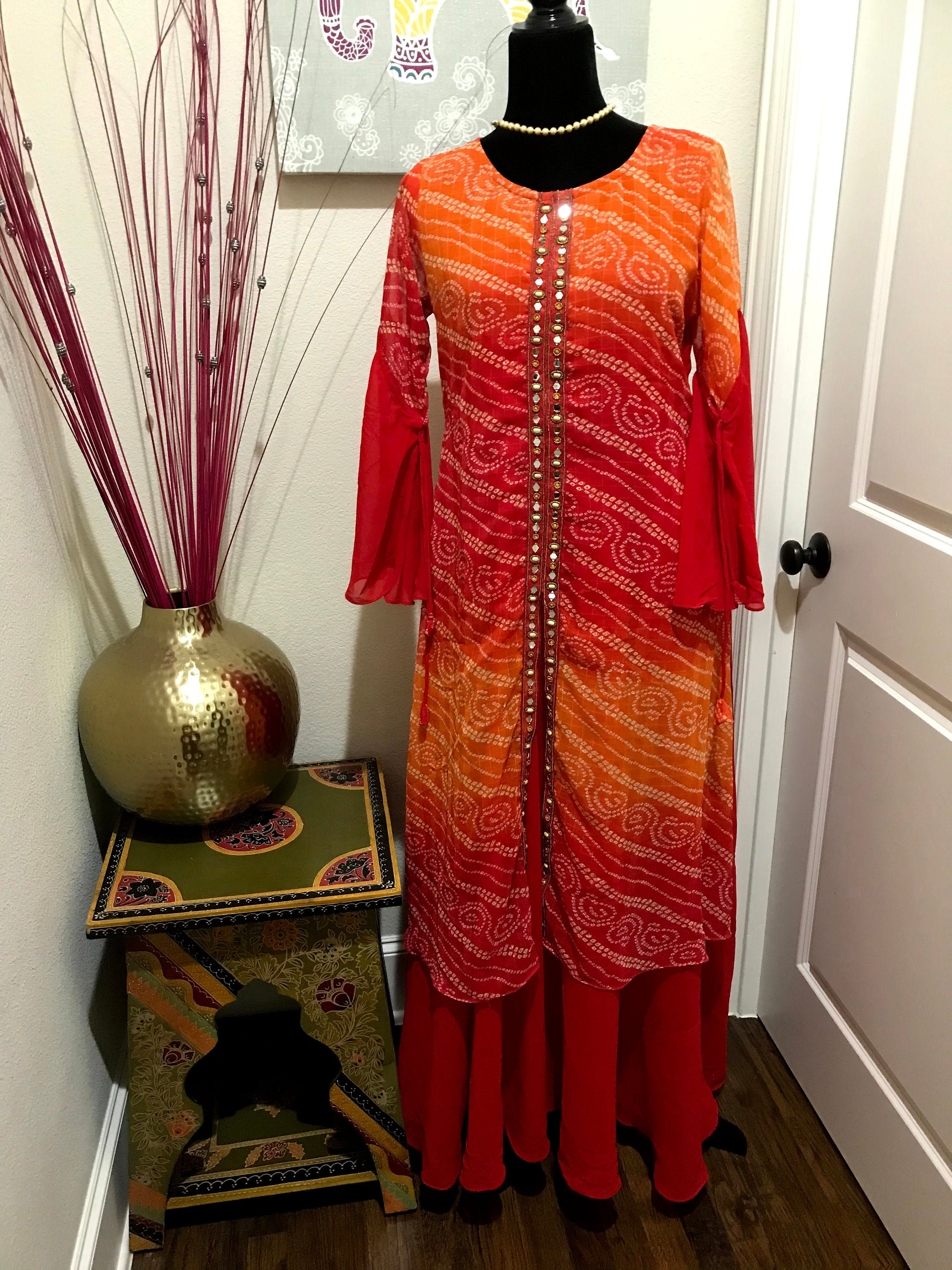 long yellow frock