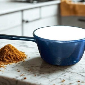 Vintage Enamel 1-Quart Sauce Pan: Farmhouse Cabin Cookware