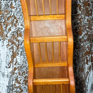 Vintage Wood Handmade Mail Organizer, Slotted Mail Storage, Wall Decor, Towel Holder, Handcrafted Letter Rack