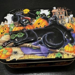 Vintage Halloween Tins - Etsy