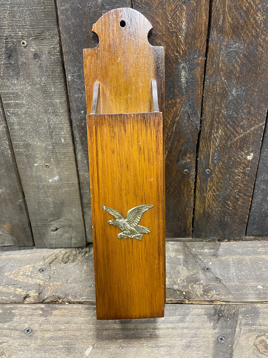 Fireplace Match Holder Boxvintage Match Box Wooden Match Etsy