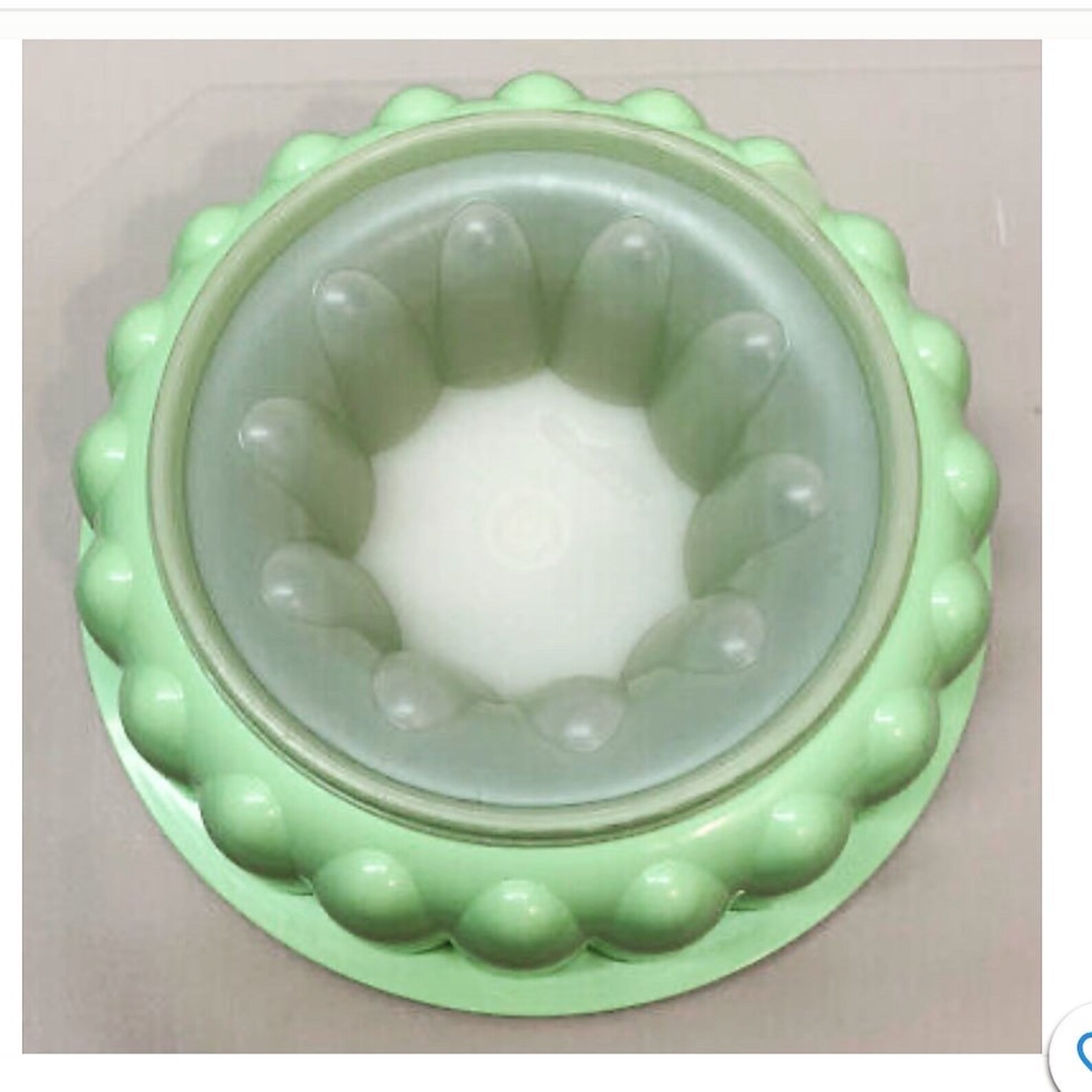 Vintage Jello Mold, Tupperware Jello Mold, Vintage Tupperware Mold